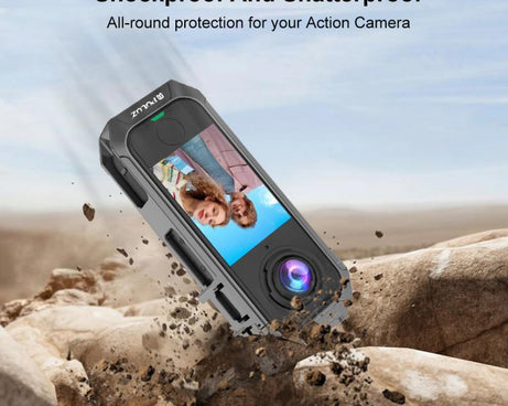 For Insta360 X4 Air PULUZ Metal Protective Cage Rig Housing Frame with Expand Cold Shoe Base