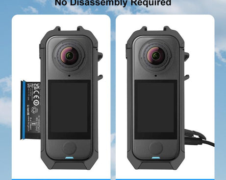 For Insta360 X4 Air PULUZ Metal Protective Cage Rig Housing Frame with Expand Cold Shoe Base, For Insta360 X4 Air