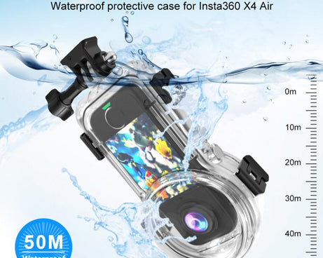 For Insta360 X4 Air PULUZ 50m Waterproof Sealed Diving Case
