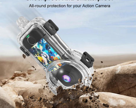 For Insta360 X4 Air PULUZ 50m Waterproof Sealed Diving Case