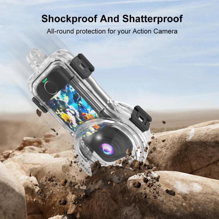 For Insta360 X4 Air PULUZ 50m Waterproof Sealed Diving Case