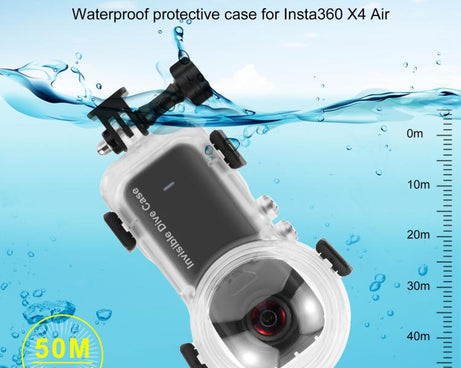 For Insta360 X4 Air PULUZ 50m Waterproof Sealed Diving Case, For Insta360 X4 Air