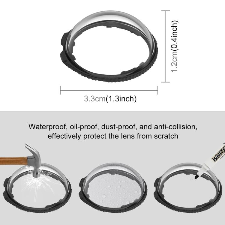 For Insta360 X4 Air PULUZ Rotation Optical Glass Lens Guard  Protective Cover