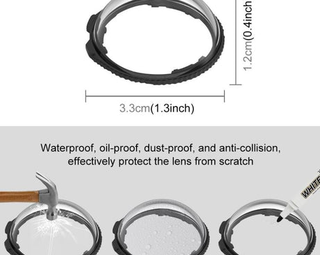 For Insta360 X4 Air PULUZ Rotation Optical Glass Lens Guard  Protective Cover, For Insta360 X4 Air