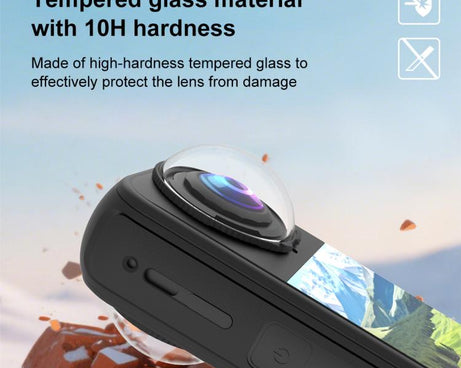 For Insta360 X4 Air PULUZ Rotation Optical Glass Lens Guard  Protective Cover