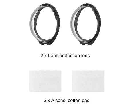 For Insta360 X4 Air PULUZ Rotation Optical Glass Lens Guard  Protective Cover