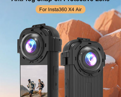 For Insta360 X4 Air PULUZ Snap-on Optical Tempered Glass Lens Guard Protective Cover