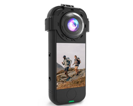 For Insta360 X4 Air PULUZ Snap-on Optical Tempered Glass Lens Guard Protective Cover