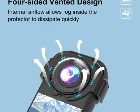 For Insta360 X4 Air PULUZ Snap-on Optical Tempered Glass Lens Guard Protective Cover