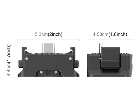 For DJI Osmo Pocket 3 PULUZ Plastic Quick-Release Charging Adapter Base