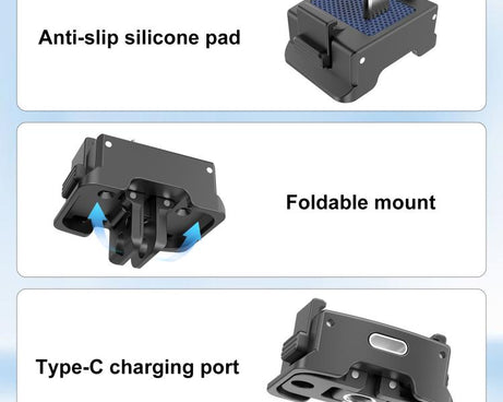 For DJI Osmo Pocket 3 PULUZ Plastic Quick-Release Charging Adapter Base