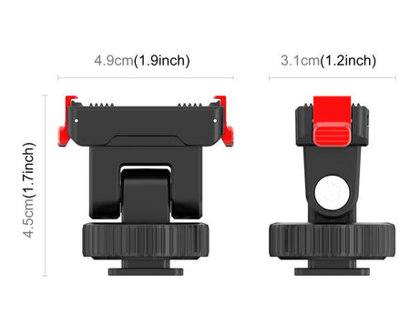 For DJI Osmo Action 6 / Nano PULUZ Plastic Gimbal Quick-Release Base Mount