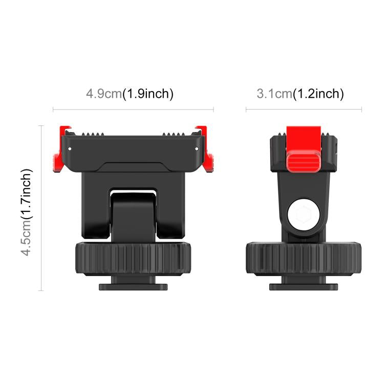 For DJI Osmo Action 6 / Nano PULUZ Plastic Gimbal Quick-Release Base Mount