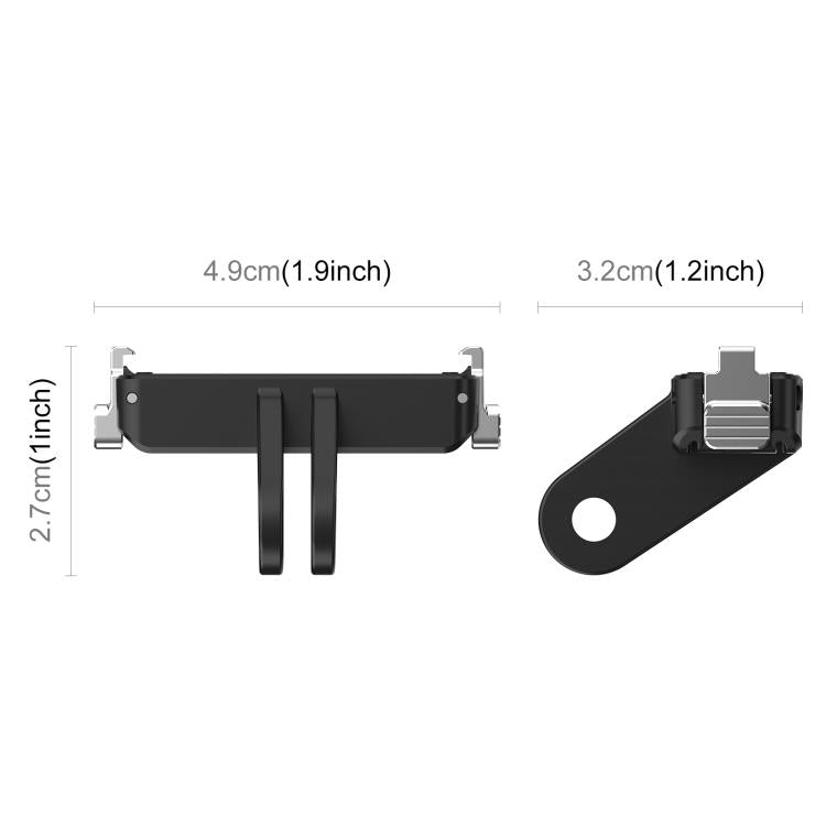 For Insta360 GO  UItra PULUZ Plastic Magnetic Quick Release Base Mount