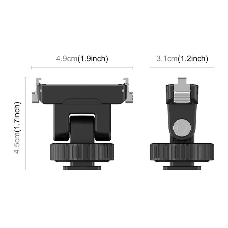 For Insta360 GO  UItra PULUZ Plastic Gimbal Magnetic Quick Release Base Mount
