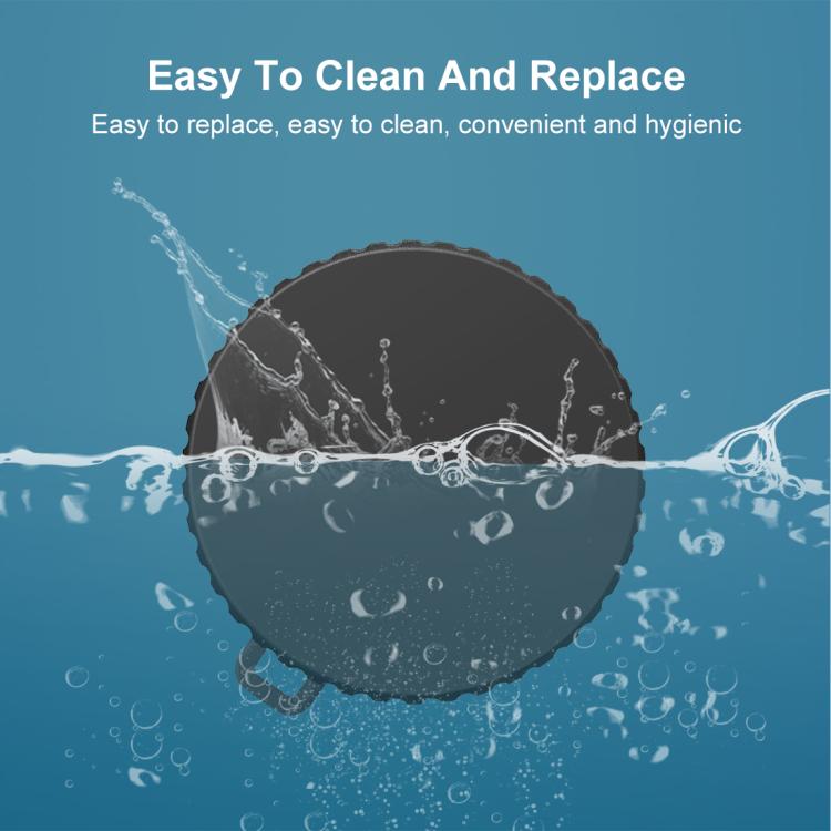 For DJI Osmo Action 6 PULUZ Silicone Lens Cap with Strap, Silicone Lens Cap