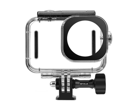 For DJI Osmo Action 6 PULUZ 60m / 196ft Underwater Waterproof Diving Shell with Invisible Adapter & Long Screw, Waterproof Shell