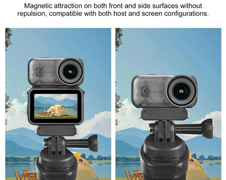For DJI Osmo Action 6 / Nano PULUZ Plastic Magnetic Quick Release Base Mount