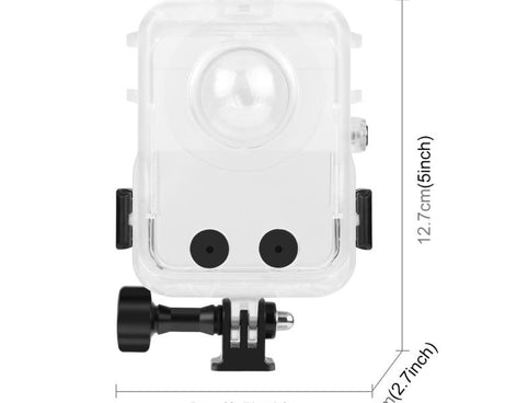 For DJI Osmo 360 PULUZ 40m Depth Waterproof Camera Case Diving Housing Underwater Cover, 40m Waterproof Case