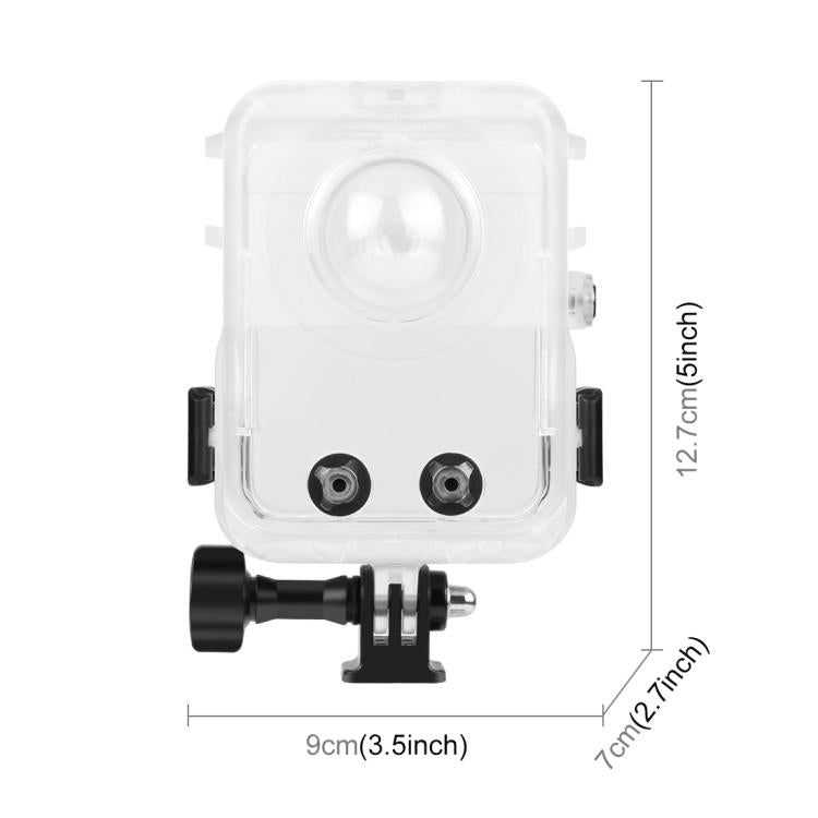For DJI Osmo 360 PULUZ 40m Depth Waterproof Camera Case Diving Housing Underwater Cover, 40m Waterproof Case