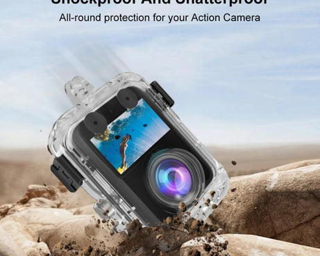 For DJI Osmo 360 PULUZ 40m Depth Waterproof Camera Case Diving Housing Underwater Cover, 40m Waterproof Case