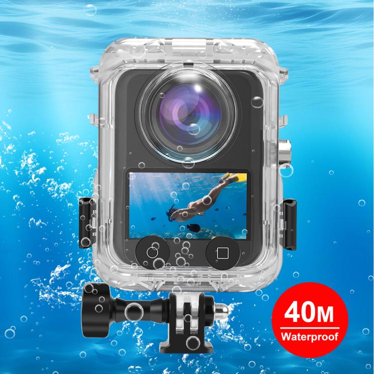 For DJI Osmo 360 PULUZ 40m Depth Waterproof Camera Case Diving Housing Underwater Cover, 40m Waterproof Case