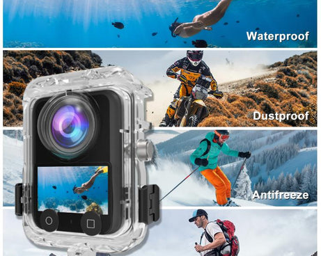 For DJI Osmo 360 PULUZ 40m Depth Waterproof Camera Case Diving Housing Underwater Cover, 40m Waterproof Case