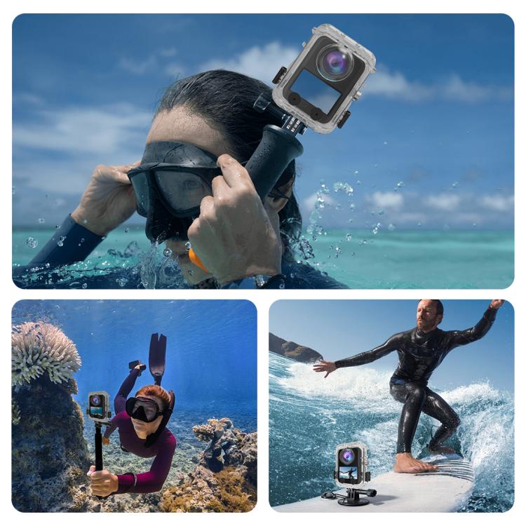 For DJI Osmo 360 PULUZ 40m Depth Waterproof Camera Case Diving Housing Underwater Cover, 40m Waterproof Case