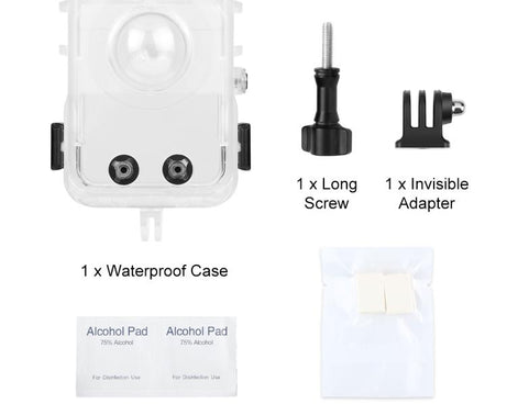 For DJI Osmo 360 PULUZ 40m Depth Waterproof Camera Case Diving Housing Underwater Cover, 40m Waterproof Case