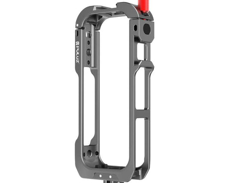 For Insta360 X4 Air PULUZ Metal Protective Cage Expansion Frame with Cold Shoe Bases & Lens Cover, For Insta360 X4 Air Lens Cover