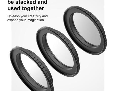 For DJI Osmo Action 6 PULUZ Filter Holder Metal Protective Filter Frame, For DJI Osmo Action 6
