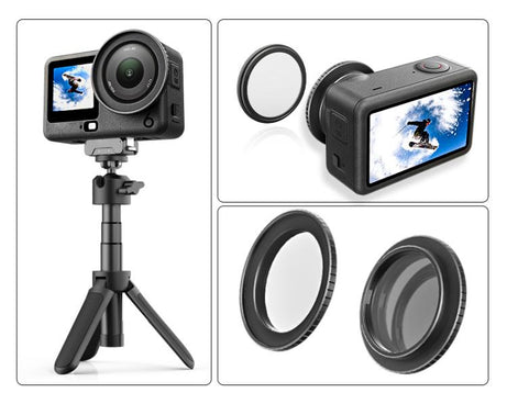 For DJI Osmo Action 6 PULUZ Filter Holder Metal Protective Filter Frame, For DJI Osmo Action 6