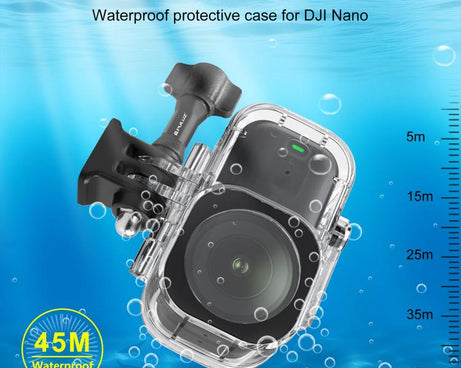For DJI Osmo Nano PULUZ 45m Depth Waterproof Main Body Camera Case Diving Housing Underwater Cover, For DJI Osmo Nano