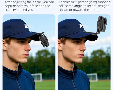 For Insta360 GO Ultra PULUZ Baseball Hat Clip Camera POV Vlog Mount, For Insta360 GO Ultra Hat Clip