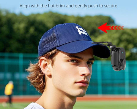 For Insta360 GO Ultra PULUZ Baseball Hat Clip Camera POV Vlog Mount, For Insta360 GO Ultra Hat Clip