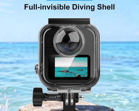 For GoPro MAX2 PULUZ Waterproof Housing 50m Dive Case, Waterproof Housing Case