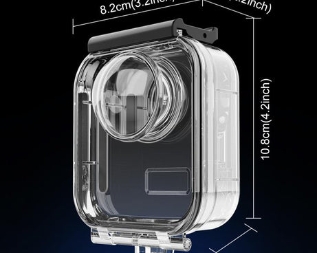 For GoPro MAX2 PULUZ Waterproof Housing 50m Dive Case, Waterproof Housing Case