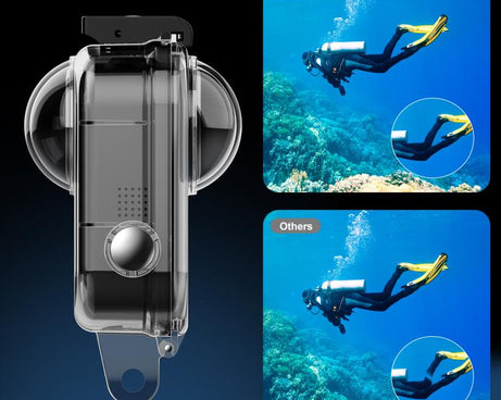 For GoPro MAX2 PULUZ Waterproof Housing 50m Dive Case, Waterproof Housing Case