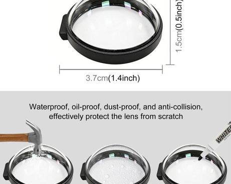 For GoPro MAX2 PULUZ Optical Tempered Glass Lens Guard Protective Cover, Glass Lens Guard