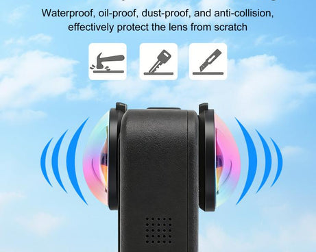 For GoPro MAX2 PULUZ Optical Tempered Glass Lens Guard Protective Cover, Glass Lens Guard