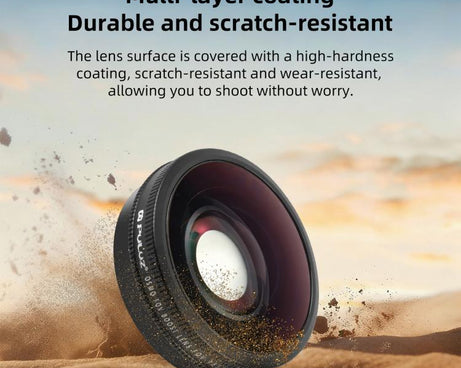 For DJI Osmo Action 6 PULUZ FOV Boost Lens 185 Degree Wide Angle Lens, For DJI Osmo Action 6