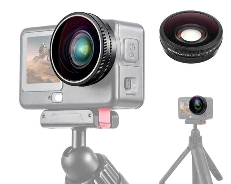 For DJI Osmo Action 6 PULUZ FOV Boost Lens 185 Degree Wide Angle Lens, For DJI Osmo Action 6