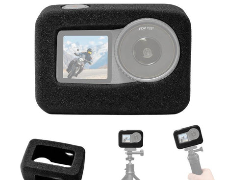For DJI Osmo Action 6 PULUZ High Density Foam Windshield, For DJI Osmo Action 6