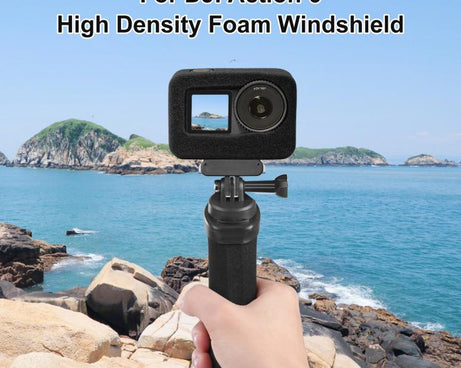 For DJI Osmo Action 6 PULUZ High Density Foam Windshield, For DJI Osmo Action 6