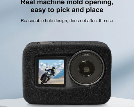 For DJI Osmo Action 6 PULUZ High Density Foam Windshield, For DJI Osmo Action 6