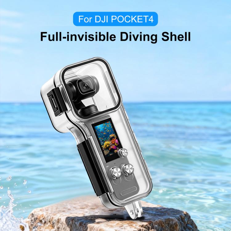 For DJI Osmo Pocket 4 Gimbal Camera 50m Diving Waterproof Case