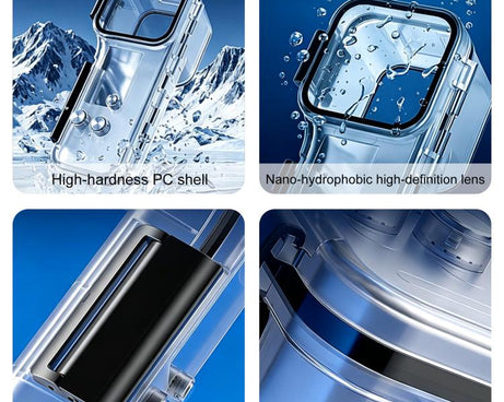 For DJI Osmo Pocket 4 Gimbal Camera 50m Diving Waterproof Case