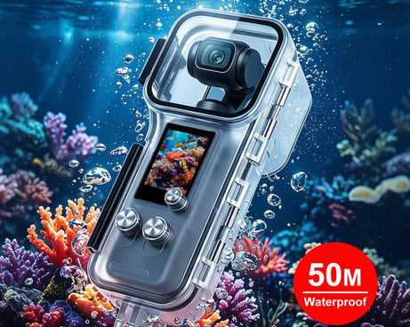 For DJI Osmo Pocket 4 Gimbal Camera 50m Diving Waterproof Case