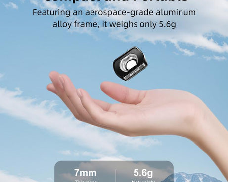 For DJI Osmo Pocket 4 / 3 Magnetic Wide-Angle Lens 112 Degree FOV Filter