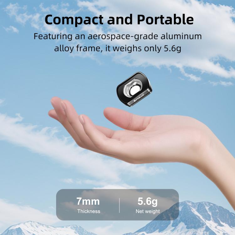 For DJI Osmo Pocket 4 / 3 Magnetic Wide-Angle Lens 112 Degree FOV Filter